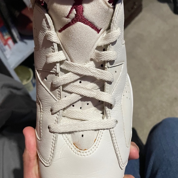 Air Jordan 6 maroon DS - Picture 6 of 6